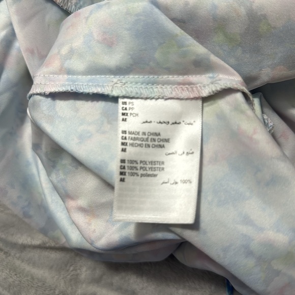 Bar III Petite Floral-Print Ruffled Tie-Waist Wrap Dress Size S - Picture 9 of 10